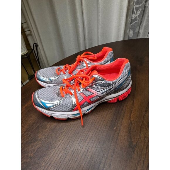 Asics GEL-Exalt 2 Womens Size 9 Orange Gray Fluid Fit Running Walking Shoes - Picture 9 of 16